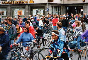 ADFC-Demo - Bessere Radwege in Siegen