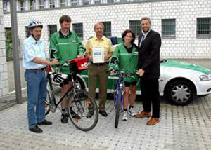 ADFC zeichnet Polizei als Radfahrer des Jahres aus