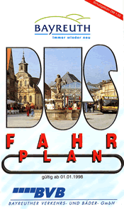 Fahrplanbuch Bayreuth