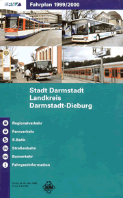 Fahrplanbuch Darmstadt